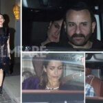 Kareena Kapoor Khan, Karisma Kapoor, Saif Ali Khan turn up in style at Amrita Arora's mom's birthday