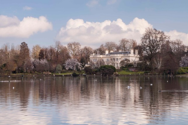 Holme mansion on the Inner Circle in Regents Park daytime