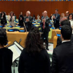 The West-Eastern Divan Ensemble performs at UN headquarters in February 2023