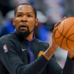 NBA Round-up: Kevin Durant injures ankle in pregame slip as Phoenix Suns rout Oklahoma City Thunder