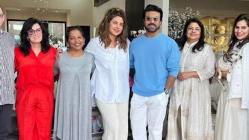 Ram Charan and wife Upasana visit Priyanka Chopra Jonas' LA house ahead of the Oscars