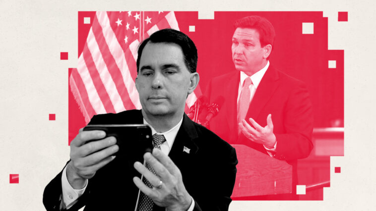 Scott Walker grades DeSantis as 2024 hype simmers