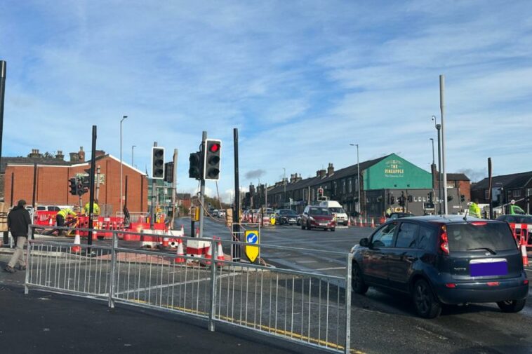 Traffic light fault after £1M junction improvement scheme