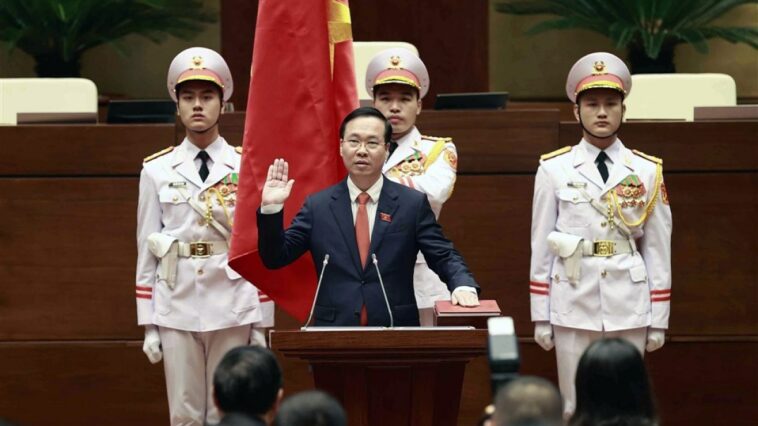 Vietnam parliament elects new president Vo Van Thuong