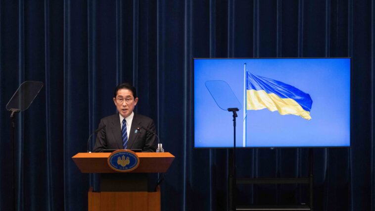 While Xi is in Russia, Japan's leader makes surprise visit to Ukraine