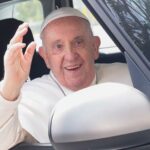 'I am still alive,' Pope Francis says while leaving hospital