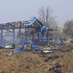 100 feared killed in airstrike on Myanmar village