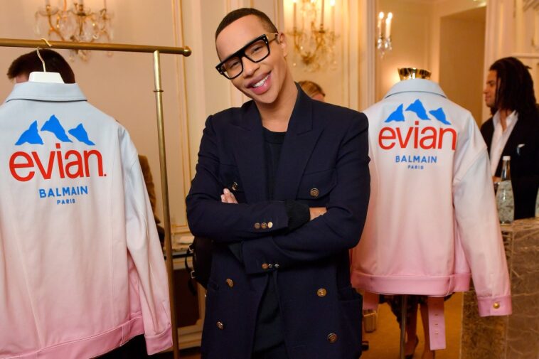 Balmain Makes a Splash With Second Evian Collaboration