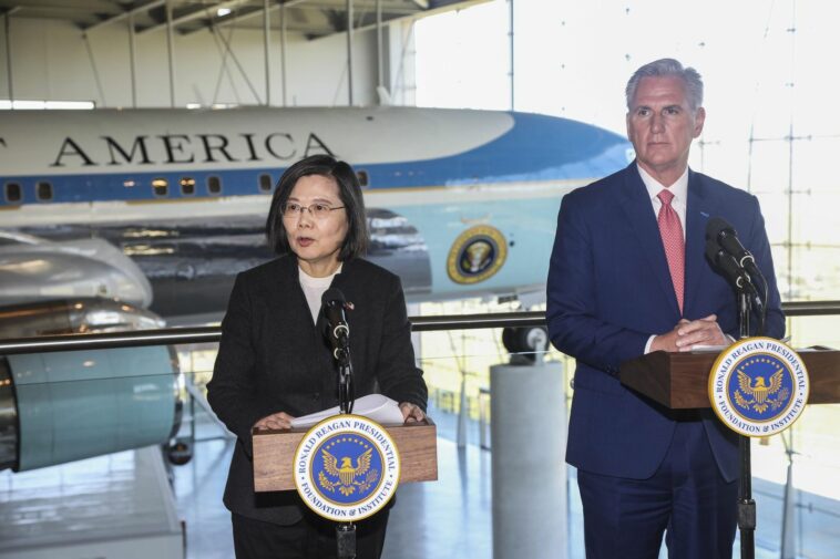 China retaliates, sanctions Reagan library, others over Tsai Ing-wen's U.S. trip