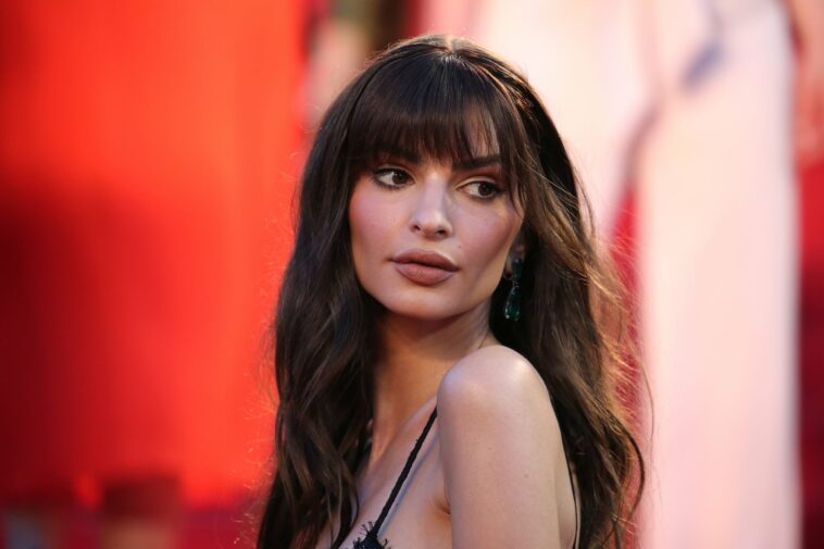 CANNES, FRANCE - MAY 23: Emily Ratajkowski attends the screening of