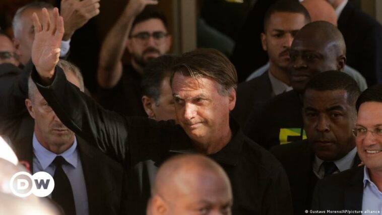 Former Brazilian president Bolsonaro questioned