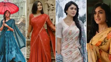 Here are 10 looks of Mrunal Thakur from Sita Ramam that we adore