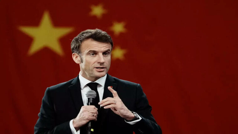 Macron says Europe should not follow US or Chinese policy over Taiwan