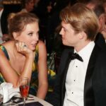 BEVERLY HILLS, CALIFORNIA - JANUARY 05: 77th ANNUAL GOLDEN GLOBE AWARDS -- Pictured: (l-r) Taylor Swift and Joe Alwyn at the 77th Annual Golden Globe Awards held at the Beverly Hilton Hotel on January 5, 2020. -- (Photo by Christopher Polk/NBC/NBCU Photo Bank)