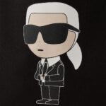 Karl Lagerfeld's likeness is being sold on all sorts of items.