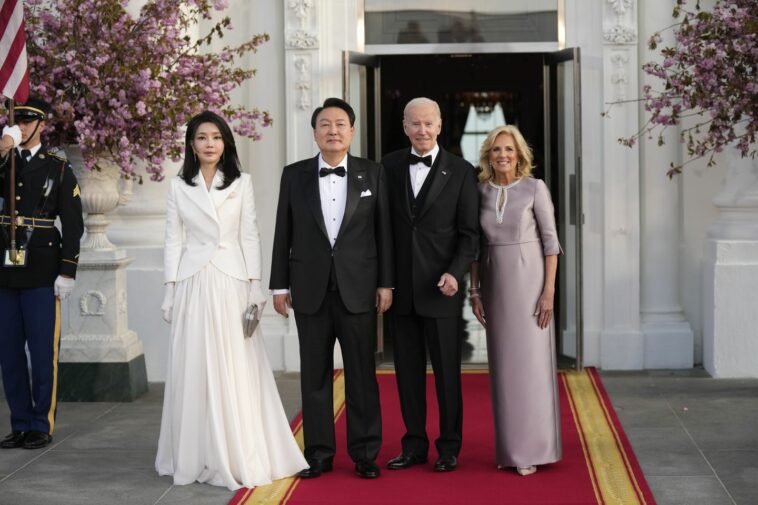 The guest list for the State Dinner honoring South Korean President Yoon Suk Yeol