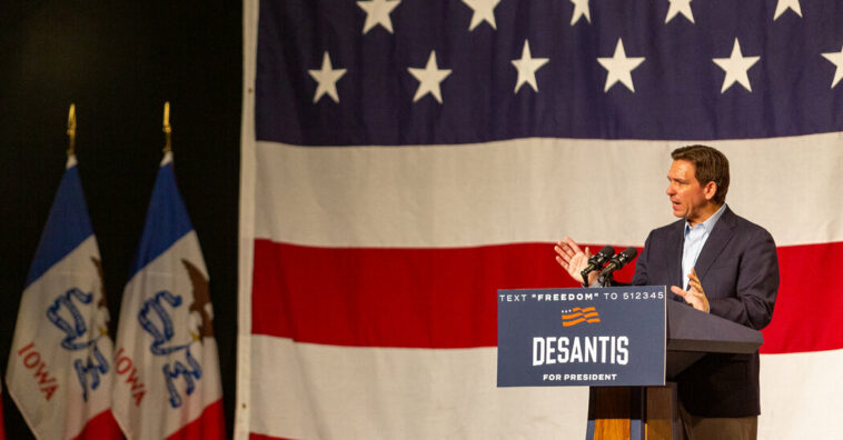 Denouncing ‘Elites’ in Kickoff Speech, DeSantis Vows to ‘Impose Our Will’