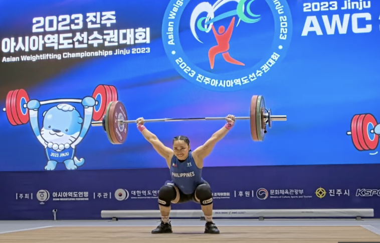 hidilyn diaz asian championships 2023 women's 59kg snatch