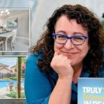 Lorraine Jordan and photos of some houses she's sold in her time