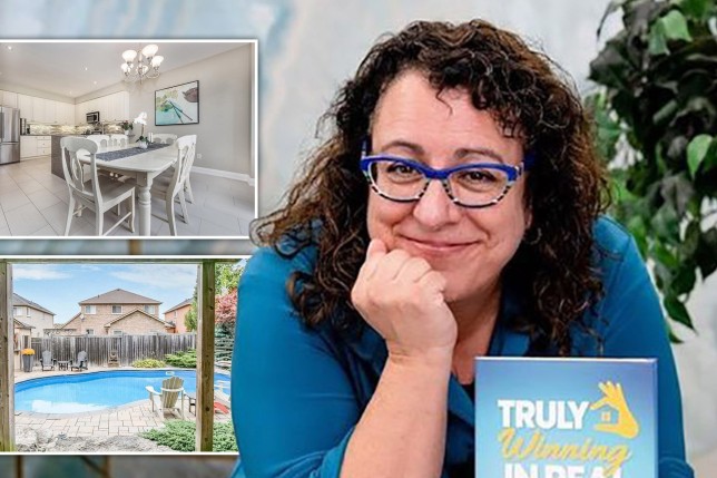 Lorraine Jordan and photos of some houses she's sold in her time