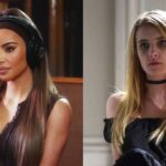 Kim Kardashian Spotted Filming 1st Scenes Of ‘AHS’ Season 12 With Emma Roberts: Video