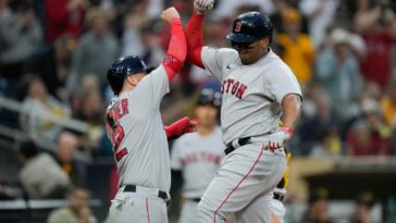 MLB roundup: Rafael Devers homers twice as Red Sox top Padres