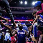 NBA Conference semi-finals: Philadelphia 76ers' James Harden buries three-pointer in overtime to level series against Boston Celtics