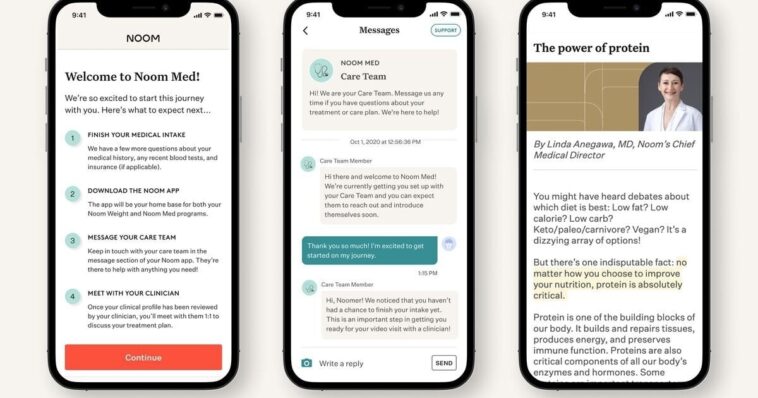 Noom launches telehealth company to prescribe weight loss drugs