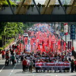 On May Day, workers rally for better labour conditions