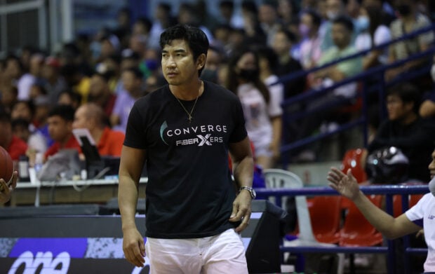 Converge coach Aldin Ayo. –PBA IMAGES