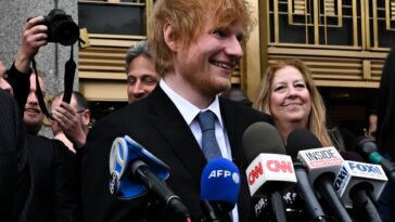 ‘Very happy’ Ed Sheeran wins Thinking Out Loud copyright case