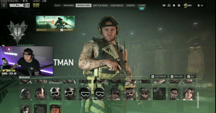 Activision removes another streamer’s skin from Call of Duty