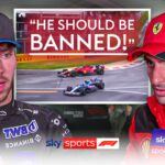 Canadian GP: Pierre Gasly hits out at Carlos Sainz as Ferrari driver receives penalty for impeding incident