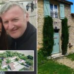 The couple and their French home