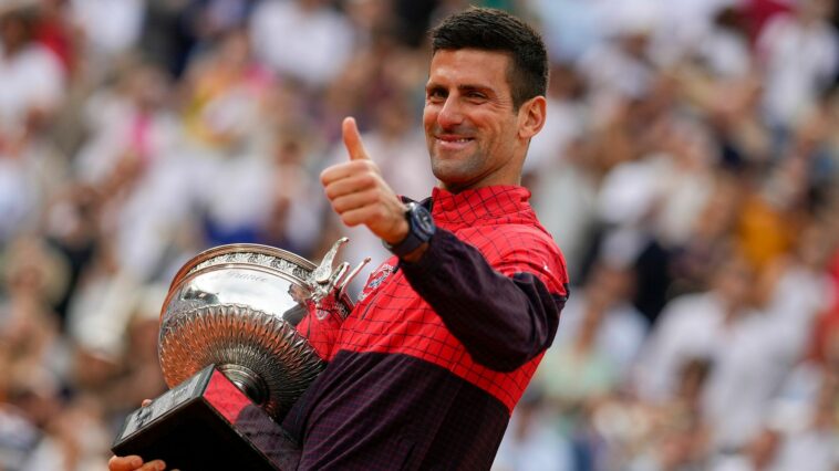 French Open: Novak Djokovic defeats Casper Ruud to win his 23rd Grand Slam singles title