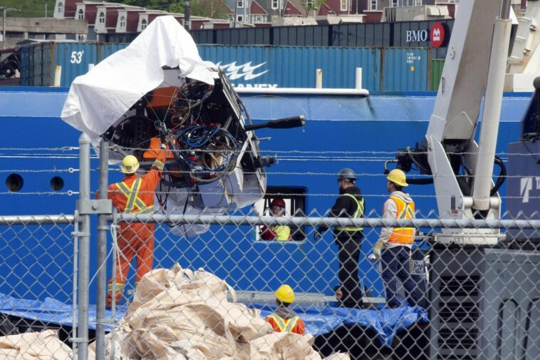 Human remains likely recovered from Titan submersible wreckage, U.S. Coast Guard says