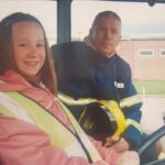 Mike and his daughter, Beth, as a child (Picture: Mike Palmer)