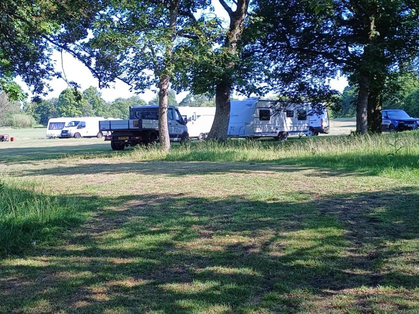 Latest on Travellers camped in popular Bolton park Latest on traveller camp in Bolton as one resident says we have 'no right to judge'