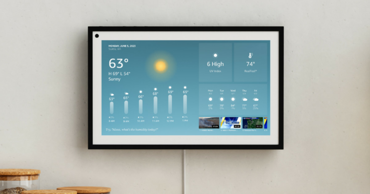 Local weather videos arrive on Echo Show smart displays