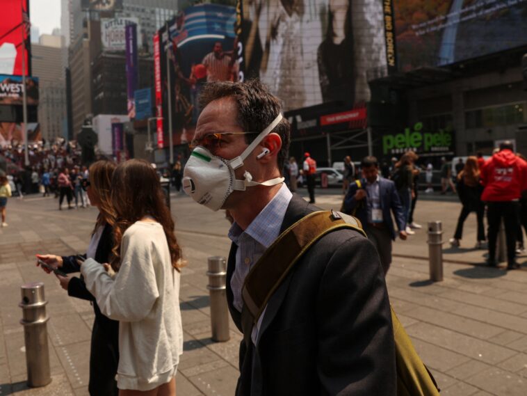 Millions under hazy skies as Canadian wildfire smoke spreads