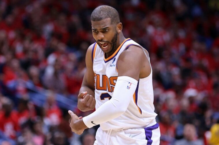 Chris Paul #3 of the Phoenix Suns NBA Trade