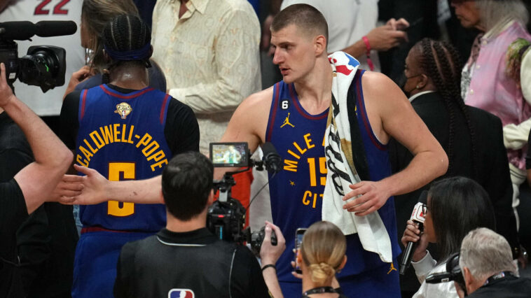 Nikola Jokic looking to hold off Jimmy Butler, make NBA playoff history