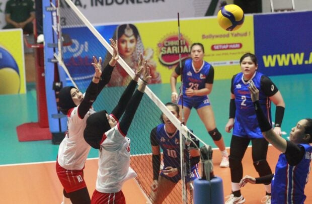 Philippines vs Indonesia 2023 AVC Challenge Cup for Women.