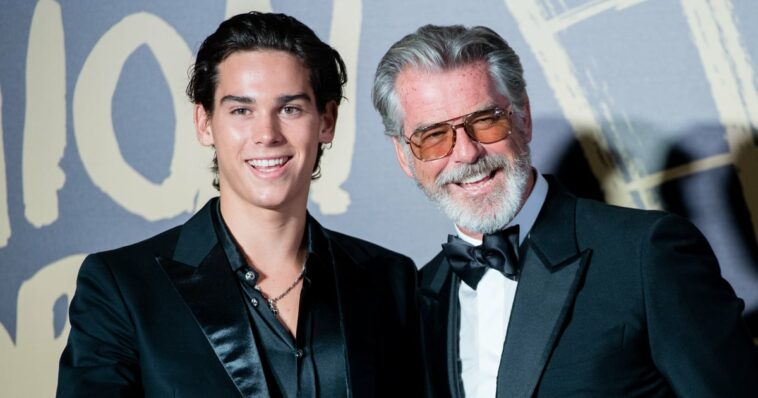 Pierce Brosnan and His Son Paris Are Basically Twins in Italian Vacation Photos