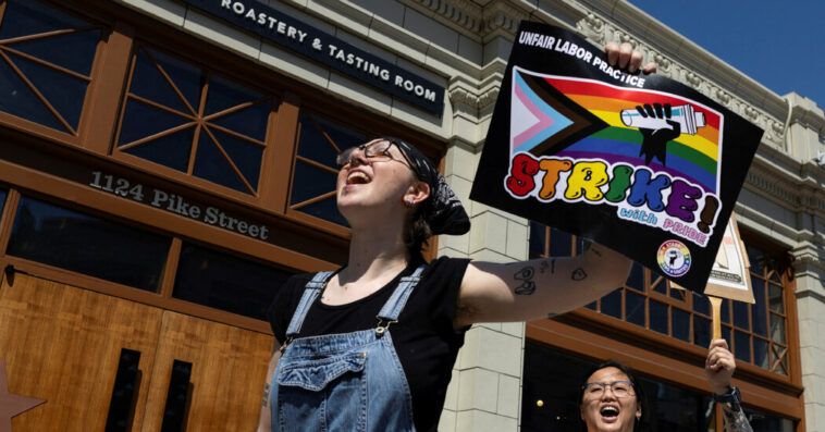 Starbucks Union Plans to Strike Over Pride Décor and Labor Practices