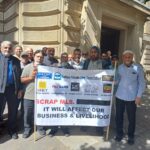 Taxi drivers protest again about changes to licensing standards