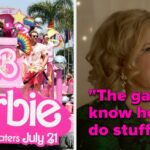 These “Barbie” Cast Members Attended A Pride Parade On A Perfectly Pink Float