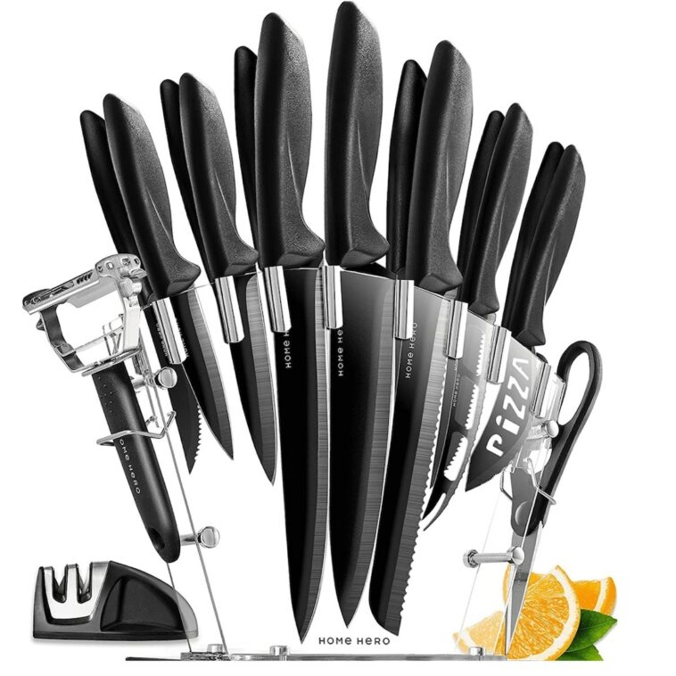 This $70 17-Piece Kitchen Knife Set With 52,000+ Five-Star Amazon Reviews Is on Sale for $39 - E! Online