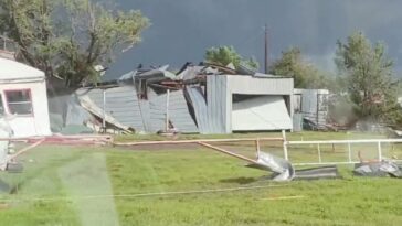 Three dead, dozens hurt as tornado devastates Texas town in US