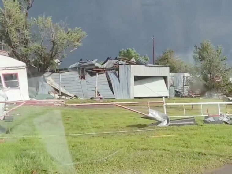 Three dead, dozens hurt as tornado devastates Texas town in US